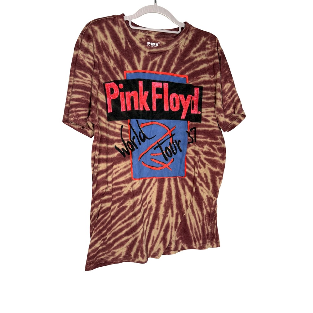 Pink Floyd tie dye world tour graphic t-shirt